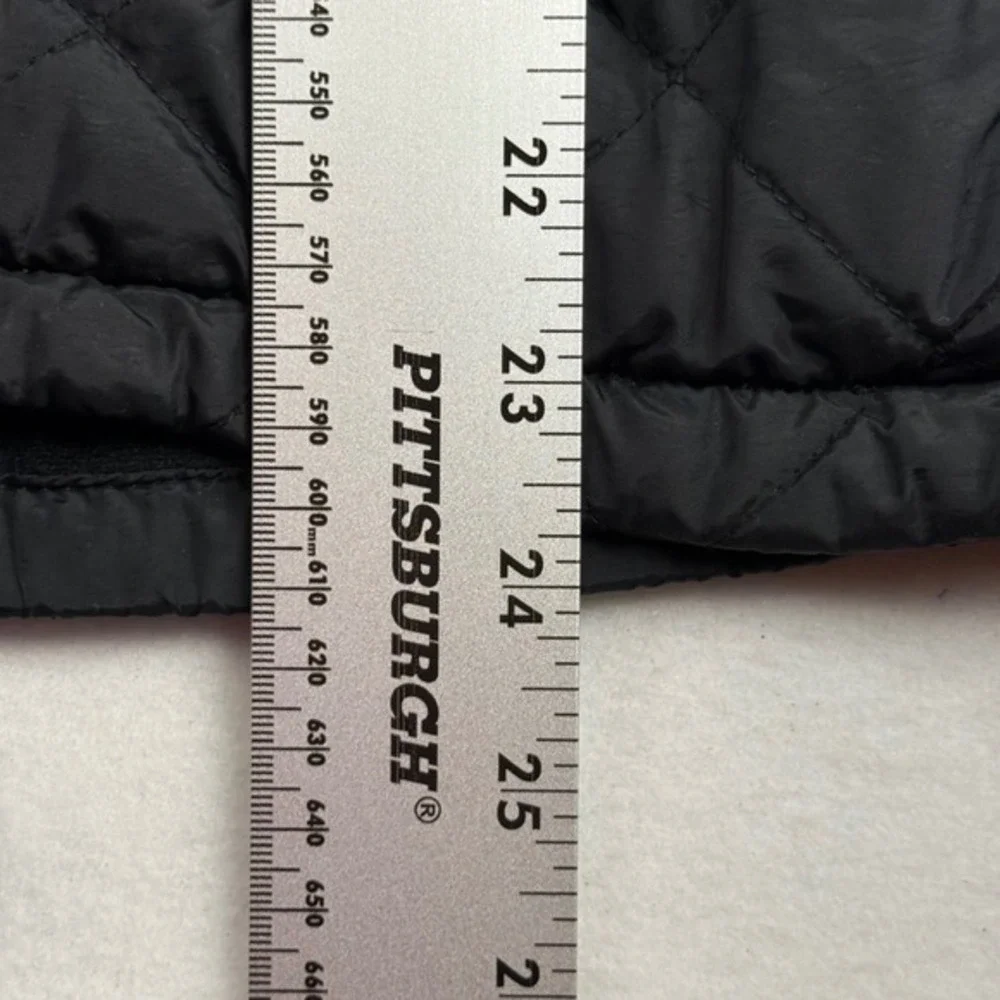 Marmot Womens Black‎ Diamond Quilted Fleece Lined Full Zip Puffer Jacket Size M